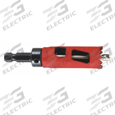 MORSE Hole Saw: 7/8 in Saw Dia., 5/6 Teeth per Inch, 1 7/8 in Max. Cutting Dp - Multi-Material-Cutting Hole Saws with Attached Arbor