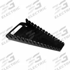 ERNST MANUFACTURING Hand-Held or Pegboard Wrench Gripper: Black, 7 1/2 in Overall Wd, Plastic (MPN 5089). Key specifications — attr1125348: Plastic; attr1125346: ERNST MANUFACTURING; attr1125347: Black; attr1125372: Bolt-On; attr1136588: Wrenches.