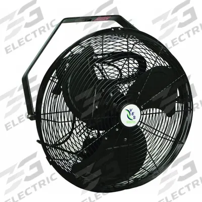 VES-ARTEX Mounted Fan: 18 in Blade Dia, 120V AC, 1/10 hp Motor HP, Wall Mount - Standard Industrial Wall-Mount Fans