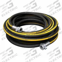 CONTINENTAL Heavy Duty Air Hose Assembly: 2 in Hose Inside Dia., Black, 2 in FNPT x 2 in FNPT (MPN UBH20060-50FF-CR). Key specifications — Hose Color: Black.