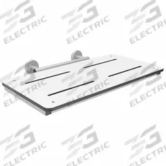 WINGITS Shower Bench: Phenolic/Stainless Steel, 18 1/2 in Max. Seat Wd, 250 lb Wt Capacity (MPN WBTR290185PW)