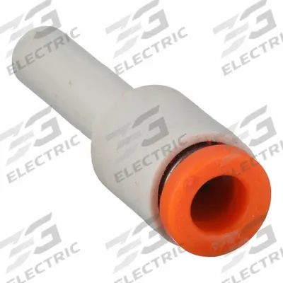 SMC Push-Fit Adapter Fitting: 5/32 in OD x 3/16 in OD Size, Push-to-Connect x Push-to-Connect - Polybutylene & Brass Tube Fittings