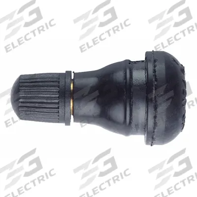 TRU-FLATE Snap-In Valve: Tire Valve, Snap-In, 180° Valve Stem Angle, Straight - Tire Valve Stems