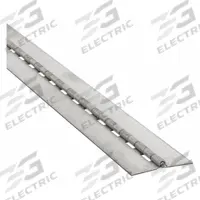 APPROVED VENDOR Piano Hinge: Stainless Steel, 48 in Leaf Ht, 1 1/2 in Leaf Wd (MPN 1JEN1). Key specifications — Material: Stainless Steel.