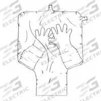 GLAS-COL Glove Bag: 37 in Overall Lg, 37 in Overall Wd, 25 in Overall Ht, Polyethylene, 2 Ports (MPN 108D X-37-37HG). Key specifications — Material: Polyethylene; Brand: GLAS-COL.