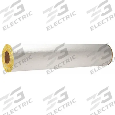 OWENS CORNING Pipe Insulation: Tube, Fiberglass, Slit with Adhesive and Flap, 1 in Thick - Fiberglass Straight Tube Insulation
