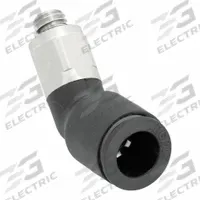 LEGRIS Push-Fit Elbow Fitting: 5/32 in OD x 3/16 in Pipe Size, Push-to-Connect x UNF, Black (MPN 3113 04 20). Key specifications — Brand: LEGRIS; Thread Size A: #10-32.