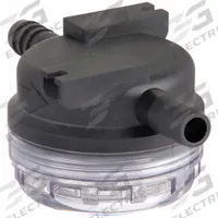 FLOJET Inline Strainer: Polypropylene, 3/4 in, Barb, Mesh, 0.0165 in Screen Size, 2 1/4 in Ht, Clear (MPN 01740000G). Key specifications — Screen Material: Stainless Steel; Bowl Color: Clear; Material: Polypropylene; Brand: FLOJET; Seal Material: Buna-N; Color: Black.