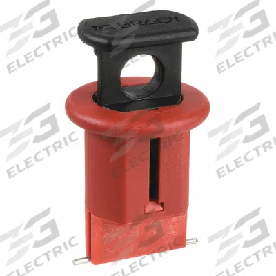 BRADY Circuit Breaker Lockout: Pin-Out, For 120/277V AC Volt, For Mini Circuit Breaker Type - Pin-Out Circuit Breaker Lockouts