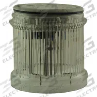 EATON Tower Light Module: Steady, 24V AC/24V DC, White, 73 mm Overall Dia, 3 in Overall Ht, SL4 (MPN SL7-L24-W). Key specifications — Brand: EATON; Compatible with Series: SL4; Lens Color: White; Operating Voltage: 24V AC; Manufacturer Part Number: SL7-L24-W.