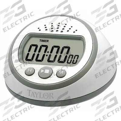 TAYLOR Digital Timer: 2 1/8 in x 6 3/4 in x 5 in, 2 1/8 in Overall Dp, 6 3/4 in Overall Ht - Digital Timers