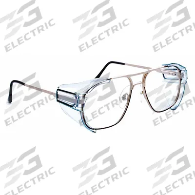 SAFETY OPTICAL SERVICE Sideshield: Clear, Polycarbonate, Loop - Universal Side Shields for Safety Glasses