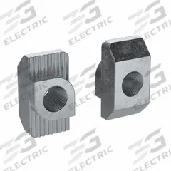 Hammer Nut: M6 Size, For 10 mm Slot Wd, 45 Series, Single Center, Zinc-Plated, Steel, 4 PK (MPN 096H10630). Key specifications — Fastener Type: Hammer Nut; Material: Steel; Finish: Zinc-Plated; T-Slot Fastener Type: Hammer Nut; Threaded Hole Location: Single Center; Compatible Series: Fath 45 Series; System of Measurement: Metric; Brand: FATH INC..