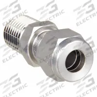 HAM-LET Compression Fitting Adapter: 8 mm OD x 3/8 in Pipe Fitting Size, Compression x MNPT (MPN 768L-SS-8MM X 3/8). Key specifications — Compatible Fitting Brands: Swagelok; Brand: HAM-LET.