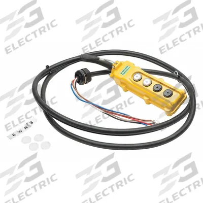HARRINGTON Pendant Station: Electric Chain Hoists, SNERM - Pendant Control Stations & Cords for Hoists