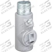 Sealing Fitting - Vertical: Iron, 3 1/2 in Trade Size, Male to Female, 8 15/16 in Overall Lg (MPN EYDM-350). Key specifications — Brand: APPLETON ELECTRIC; Connection Type: Threaded; Thread Gender: Male to Female; Ends - Hazardous Fittings: 3-1/2 in FNPT x 3-1/2 in MNPT; Material: Iron; Hazardous Location Rating: Class III; Thread Type: NPT; Standards: UL 886.