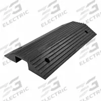 Drop-Over Cable Ramp: 1 Channels, 15 1/2 in Wd, 3 1/8 in Ht, 31 1/4 in Lg (MPN DO-ED-XL-1X240-BK). Key specifications — Brand: ELECTRIDUCT; Color: Black; Connection Style: T-Shaped; Material: Rubber; Load Capacity: 2,000 lb/Axle.