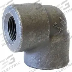 ANVIL Metal Pipe Elbow: 90° Elbow, Steel, Class 3000, 3 in x 3 in (MPN 0361502446). Key specifications — Includes Pre-Applied Thread Sealant: No.
