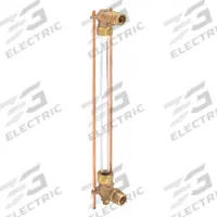 APOLLO Expansion Tank Gauge: Bronze, 5/8 in Gauge Glass Dia, 10 in Gauge Glass Lg, EPDM, 3/8 in NPT (MPN 2070300). Key specifications — Valve Type: Needle Drain; Brand: APOLLO; Gasket Material: EPDM.