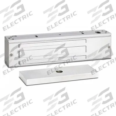SDC Electromagnetic Lock: 10 in Lg, 2 3/8 in Wd - Single-Door Magnetic Locks