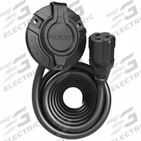 NOCO AC Port Plug: 12 ft Cable Lg, Black, UL Listed (MPN GCP1EX)
