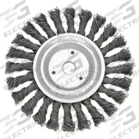 WEILER Wire Wheel Brush: Steel Stringer Bead, 6" Dia x 3/16" Wd, 5/8"-11 Arbor, 0.02" Fill (MPN 96045). Key specifications — Brand: WEILER.