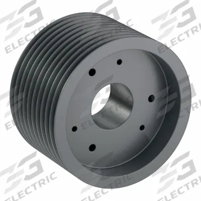APPROVED VENDOR V-Belt Pulley: 5V1180, 10 Groove, 11.8 in OD, Bushed Bore - Bushed-Bore Cast-Iron Wedge V-Belt Pulleys
