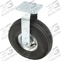 APPROVED VENDOR Plate Caster: Rigid, Steel, 10 in Wheel Dia., 3 in Wheel Wd, 9 1/2 in Mounting Ht (MPN P21R-P100WK-14). Key specifications — Brand: APPROVED VENDOR; Swivel Raceway Type: Double Ball; Roll Up: Rigid.