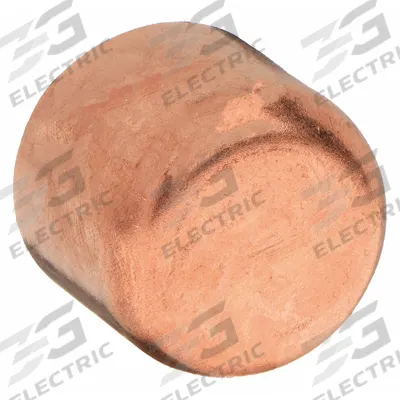 NIBCO Cap: 2 1/2 in CTS, Cup, Wrot Copper (MPN 617-21/2) - Wrot Copper Tube Fittings
