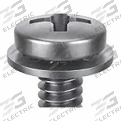 SEMS Screw: Internal Tooth, #6-32 Thread Size, 1 3/4 in Lg, Stainless Steel - Machine Screws with Internal Tooth Lock Washers