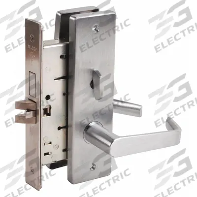 FALCON LOCK Door Lockset: Privacy Lever Locksets, Chrome
