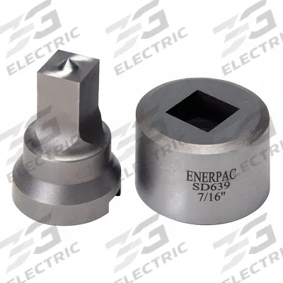 ENERPAC Punch and Die Set: 3/8 in Bolt Size (In.), 0.38 Cold Rolled C-1018 - Hand and Power Tools