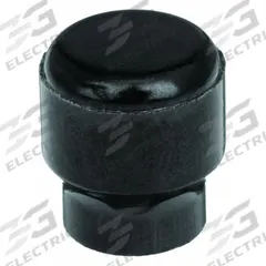 Hand Knob: Knurled, Thermoset, #8-32 Thread, 30 mm Thread Lg, 0.63 in Dia, Black (MPN 2720-Q). Key specifications — Brand: DAVIES; Color: Black.