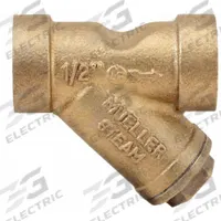 BELL & GOSSETT Y Strainer: 3/4 in, NPT, Mesh, 0.0331 in Screen Size, Cast Brass, 2 1/2 in Ht (MPN 420C - 3/4"). Key specifications — Brand: BELL & GOSSETT; Manufacturer Part Number: 420C - 3/4"; Screen Material: Stainless Steel.