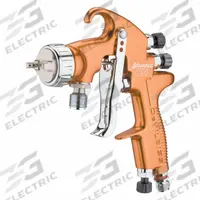 DEVILBISS HVLP Spray Gun Kit: HVLP, 1/4 in Air Inlet Size, Dyes/Glazes/Lacquers/Paints/Stains (MPN ADV-P507-14). Key specifications — Brand: DEVILBISS; Air Inlet Type: NPS; Compatible Fluid Type: Glazes; Material: Aluminum.