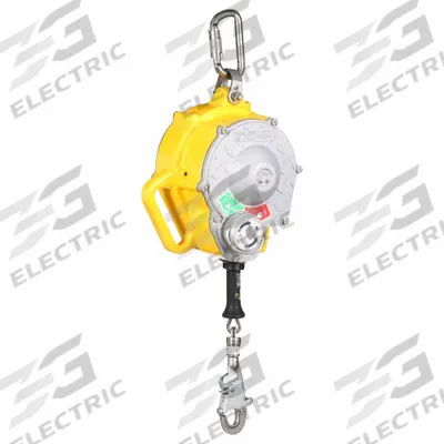 DBI-SALA Self-Retracting Lifeline: Carabiner Anchor, Harness Swivel Snap Hook, 3 Legs - Mounted SRLs for Rescue