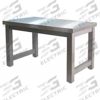 BENCHPRO Workbench: Fixed Ht, Stainless Steel, 60 in x 30 in, 20,000 lb Overall Load Capacity, Black (MPN HN3060). Key specifications — Brand: BENCHPRO.