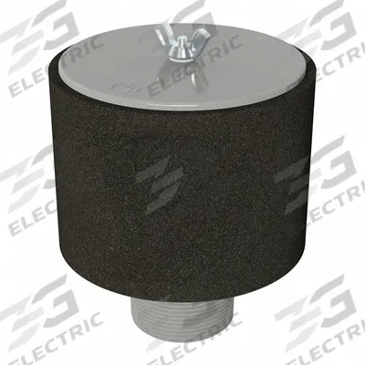 SOLBERG Filter Silencer: 2 in Inlet Size, 135 scfm, 7.25 in Overall Ht, 6 in Outside Dia - Air Compressor Intake Filters & Silencers