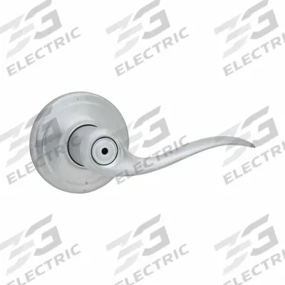 KWIKSET Door Lever Lockset: Privacy Lever Locksets, Chrome