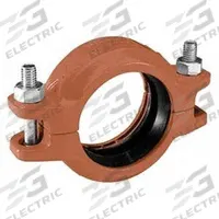 GRUVLOK Clamp Coupling: Rigid Bolted, 6 in x 6 in, Ductile Iron, NBR Seal, 300 psi (MPN 0390212777). Key specifications — Brand: GRUVLOK; Maximum Operating Pressure: 300 psi; Fitting Pipe Size: 6 in x 6 in.