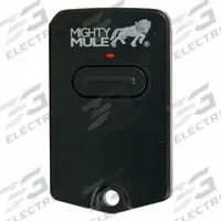 MIGHTY MULE Single Button Transmitter: For Use With Garage Door Openers/Gate Operators, Black, Black (MPN FM135). Key specifications — attr193630: MIGHTY MULE; attr982335: Battery; attr982316: Black; attr982338: Garage Door Openers; attr1022512: Entry Transmitter.