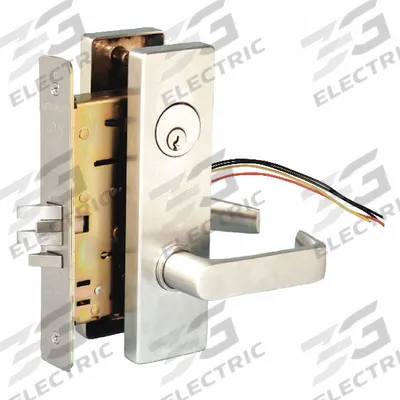 TOWNSTEEL Door Lockset: Storeroom Lever Locksets, Chrome, ADA Compliant - Electric Lever Locksets