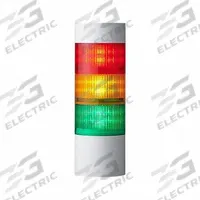 PATLITE Tower Light Assembly: 3 Tier, Sounder Tier Included, IP69K, Amber/Green/Red, Direct Wire (MPN LR10-3M2WJBW-RYG). Key specifications — Manufacturer Part Number: LR10-3M2WJBW-RYG; Brand: PATLITE; Operating Voltage: 100 to 240V AC; Light Tier Color: Red.