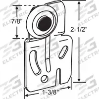 APPROVED VENDOR Hanger: 2 1/2 in Lg, 1 3/8 in Wd, 150 lb Max Wt (MPN 3-152). Key specifications — Product Type: Hanger; Brand: APPROVED VENDOR.