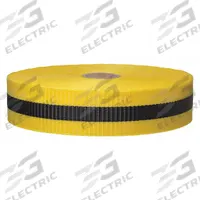 APPROVED VENDOR Barricade Tape: 200 ft Lg, 2 in Wd, No Legend Legend, Polyethylene (MPN BW2YBK200-200). Key specifications — attr981695: No Legend; attr377522: APPROVED VENDOR.
