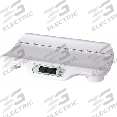 DORAN Infant Scale: Digital, kg/lb, 11 in Weighing Surface Wd - Infant Scales