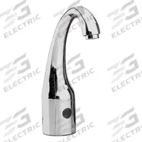 CHICAGO FAUCETS Bathroom Sensor Faucet: HyTronic Curve, Cast Brass, Polished Chrome Finish, Battery (MPN WWG116.879.AB.1T). Key specifications — Brand: CHICAGO FAUCETS; Includes: Mounting Hardware; Series: HyTronic Curve.