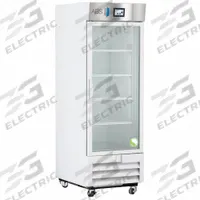 AMERICAN BIOTECH SUPPLY Lab Refrigerator: 23 cu ft, Upright, 1°C to 10°C, 34 3/4 in Overall Dp (MPN ABT-HC-LP-23-TS). Key specifications — Door Opening Style: Right; Color: White; Alarm Type: Door Ajar; Manufacturer Part Number: ABT-HC-LP-23-TS; Brand: AMERICAN BIOTECH SUPPLY; Product Type: Lab Refrigerator; Door Type: Swing Glass; Refrigerant Type: R-290.