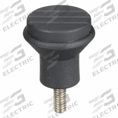 KIPP Hand Knob: Pull, Plastic w/ SS Thread, #8-32 Thread, 10 mm Thread Lg - Pull Knobs with Threaded Stud