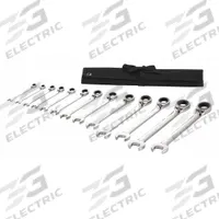WESTWARD Combination Wrench Set: Alloy Steel, Chrome, 13 Tools, 5/16 in to 1 in Range of Head Sizes (MPN 54DG32). Key specifications — attr309581: Chrome; attr309580: Alloy Steel; attr309571: Yes; attr309583: No; attr309587: No; attr324931: WESTWARD; attr309569: 5/16 in to 1 in; attr309572: Pouch.